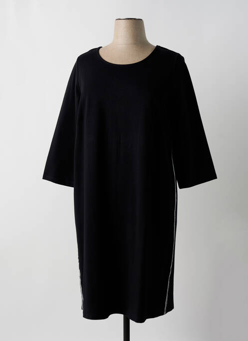 Robe mi-longue noir BASIC BY YESTA pour femme