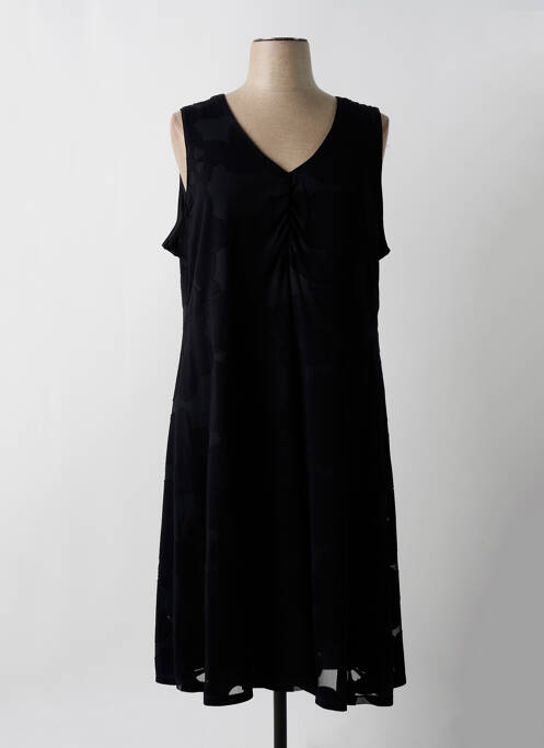 Robe mi-longue noir PAUSE CAFE pour femme