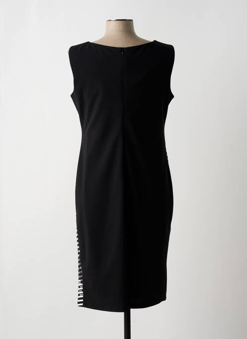 Robe mi-longue noir TINTA STYLE pour femme