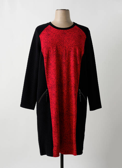 Robe mi-longue rouge SIGNATURE pour femme