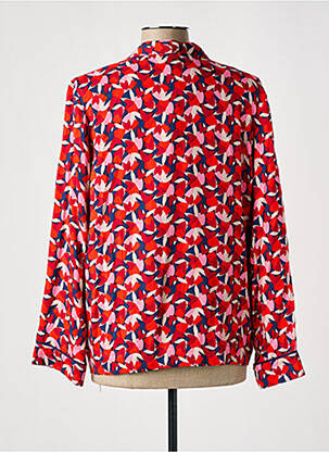 Blazer col châle rouge PRINCESSE NOMADE femme