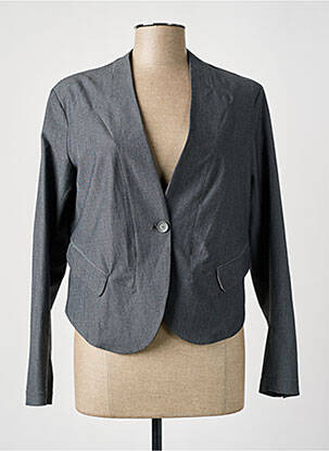 Veste chic col v gris MC PLANET femme