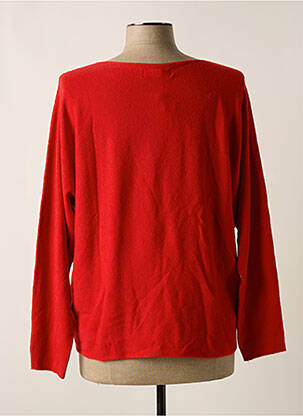 Pull coupe droite manches longues rouge ALEXANDRE LAURENT femme
