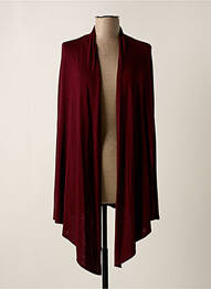 Gilet manches longues stretch rouge MIVITE femme