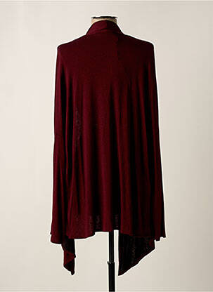 Gilet manches longues stretch rouge MIVITE femme