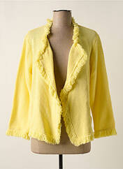 Veste casual jaune VICTORIA pour femme seconde vue