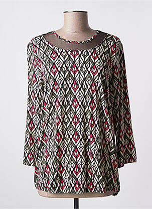 Top stretch manches longues noir SIGNATURE femme