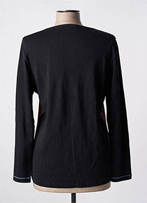 Top stretch manches longues noir BAGORAZ femme