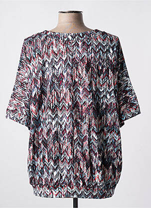 Top stretch manches longues bleu BRANDTEX femme
