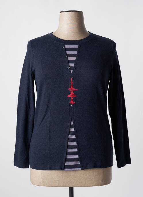 Top bleu BAGORAZ pour femme