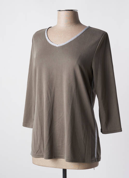 Top vert SIGNATURE pour femme