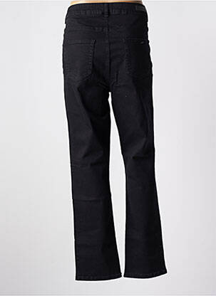 Jeans coupe slim tissage brut taille normale noir YESTA femme