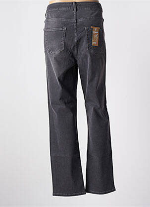 Jeans coupe slim tissage brut taille normale gris YESTA femme