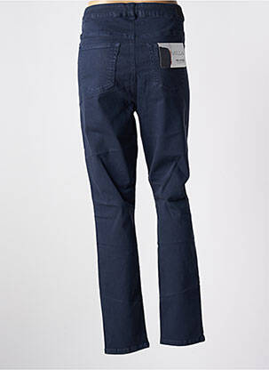 Jeans coupe slim tissage brut taille normale bleu YESTA femme