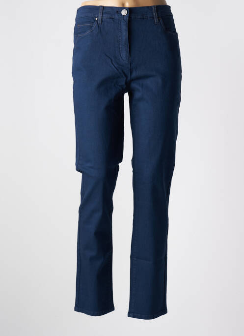 Jeans coupe slim bleu BRANDTEX pour femme