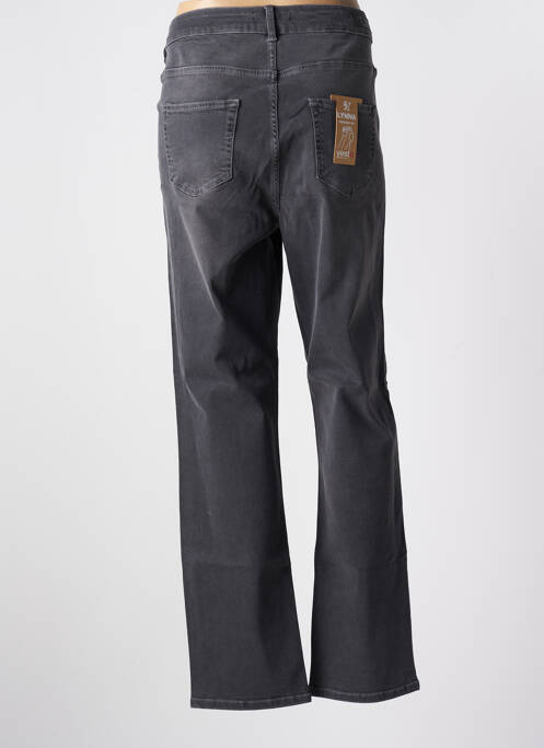 Jeans coupe slim gris YESTA pour femme