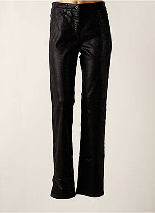 Pantalon slim stretch taille normale noir BRANDTEX femme