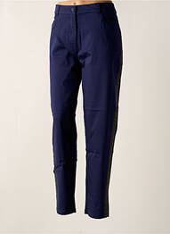 Pantalon slim stretch taille normale bleu SIGNATURE femme