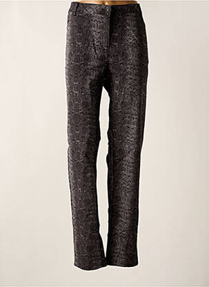 Pantalon droit stretch taille normale gris BRANDTEX femme