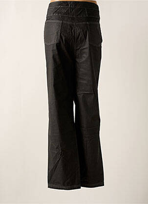 Pantalon droit fermeture zippée sous rabat boutonné taille normale gris FRED SABATIER femme