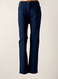 Pantalon slim stretch taille normale bleu BRANDTEX femme