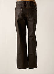 Pantalon droit marron DIVAS pour femme seconde vue