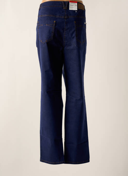 Pantalon droit bleu STARK pour femme