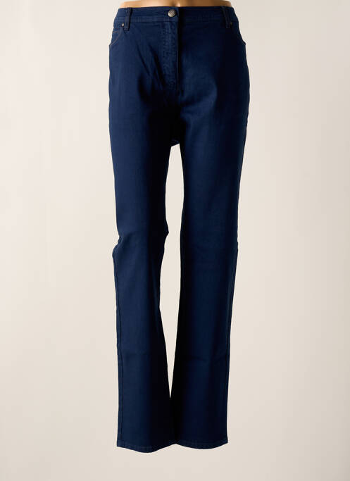 Pantalon slim bleu BRANDTEX pour femme