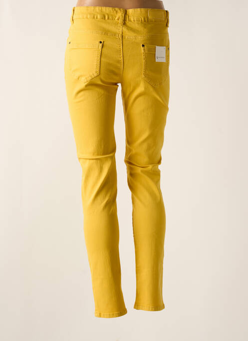 Pantalon slim jaune KALISSON pour femme