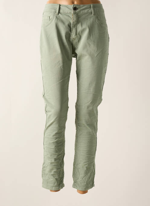 Pantalon slim vert ZAC & ZOE pour femme