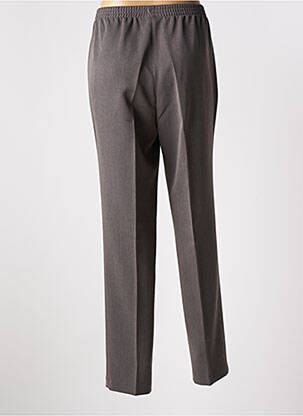 Pantalon droit taille élastique taille normale marron STARK femme