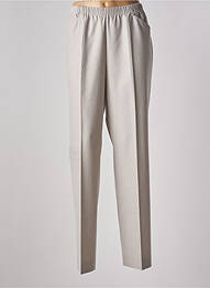 Pantalon droit taille élastique taille normale gris STARK femme