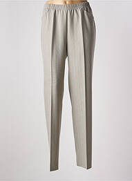 Pantalon droit taille élastique taille normale vert STARK femme