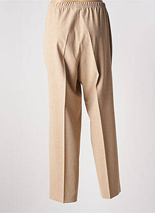 Pantalon droit taille élastique taille normale beige STARK femme