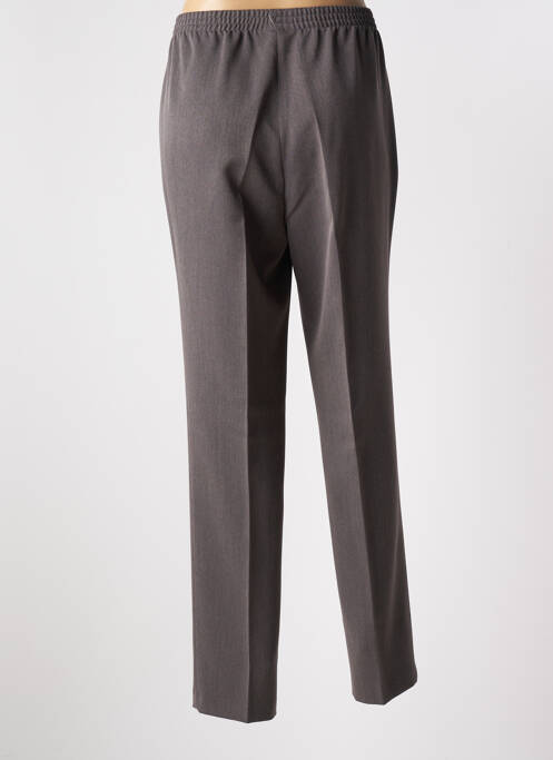 Pantalon droit taille élastique taille normale marron STARK femme