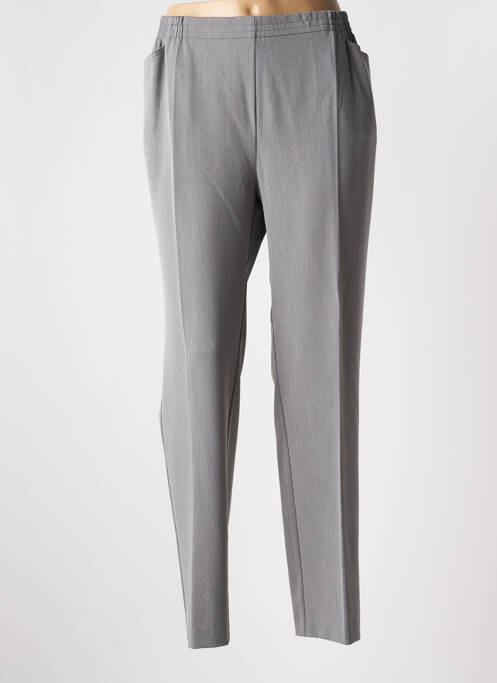 Pantalon slim gris ADELINA BY SCHEITER pour femme