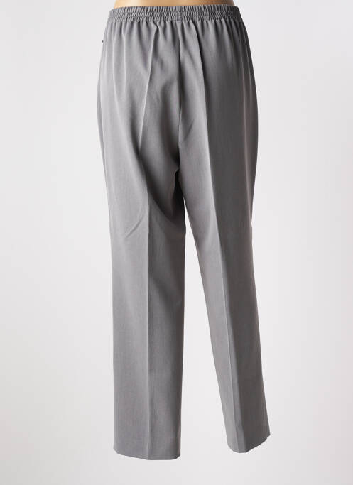 Pantalon slim gris ADELINA BY SCHEITER pour femme
