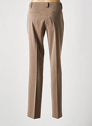Pantalon droit stretch taille normale beige DIVAS femme