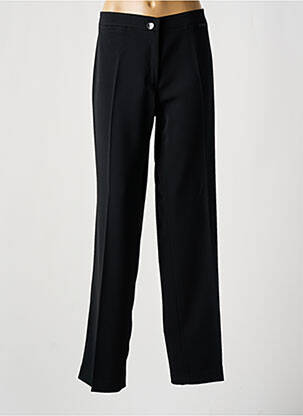 Pantalon droit stretch taille normale noir DIVAS femme
