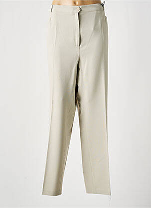 Pantalon droit stretch taille normale beige STARK femme