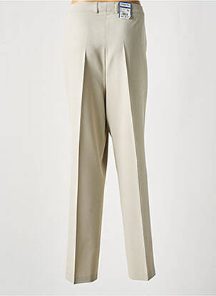Pantalon droit stretch taille normale beige STARK femme
