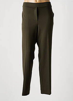 Pantalon slim taille élastique taille normale vert SIGNE NATURE femme