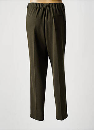 Pantalon slim taille élastique taille normale vert SIGNE NATURE femme