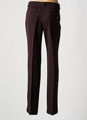 Pantalon droit marron DIVAS pour femme seconde vue