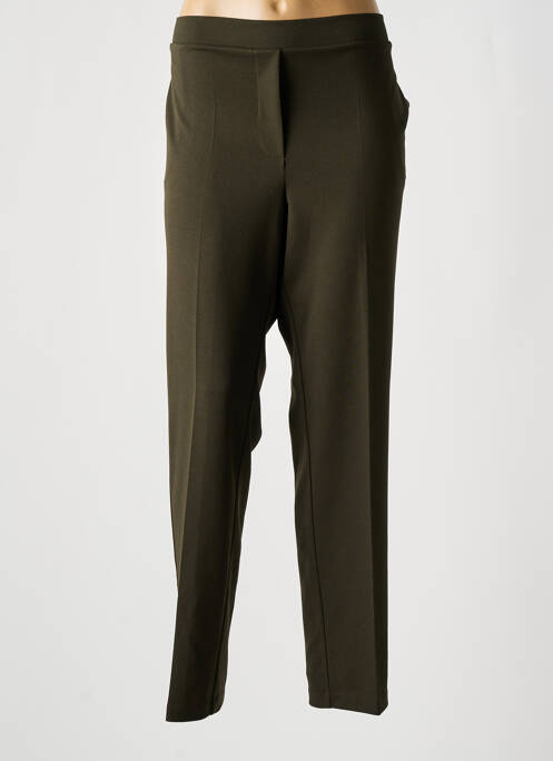 Pantalon slim taille élastique taille normale vert SIGNE NATURE femme