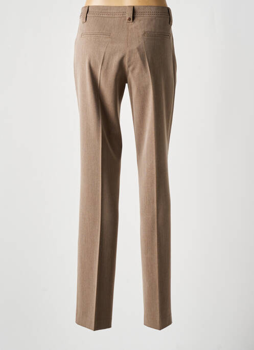 Pantalon droit beige DIVAS pour femme