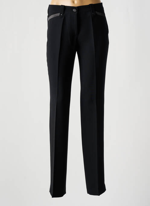 Pantalon droit noir DIVAS pour femme