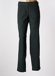 Pantalon droit taille élastique vert ASCARI femme