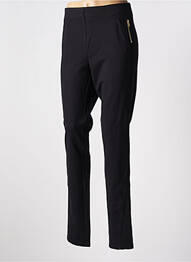 Pantalon slim taille élastique noir SIGNATURE femme