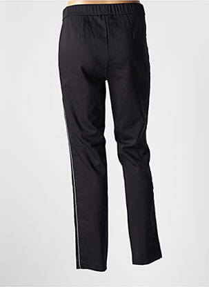 Pantalon 7/8 taille élastique noir ADELINA BY SCHEITER femme